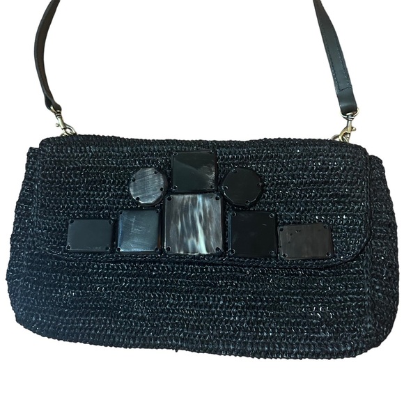 Sans Arcidet Paris Crochet Black Bag - Picture 2 of 6